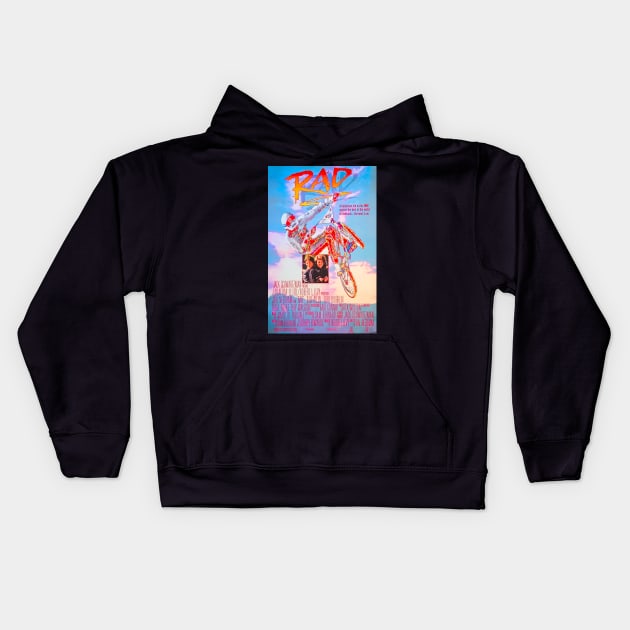 RAD movie poster! Kids Hoodie by Pop Fan Shop